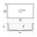 Кухонная мойка OMOIKIRI Mikura 83-BL (4997081)