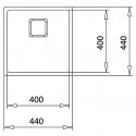 Кухонная мойка TEKA FLEXLINEA RS15 40.40 M-XT 1B SOFTEXTURE (115000053)