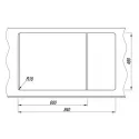Кухонная мойка FLORENTINA Ривьера 860 грей FS (20.485.D0860.305)