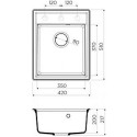 Мойка OMOIKIRI Daisen 42-SA Artgranit/Бежевый 4993607