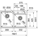 Кухонная мойка FRANKE UBG 620-78 белый (114.0612.407)