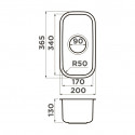 Кухонная мойка OMOIKIRI Omi 20-U-IN (4997022)