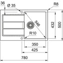 Кухонная мойка FRANKE S2D 611-78 цвет белый