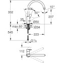 Смеситель GROHE BauEdge 31367001 хром