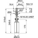 Дозатор FRANKE Comfort сахара