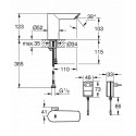 Смеситель GROHE Bau Cosmopolitan E 36453000