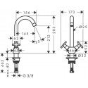 Смеситель HANSGROHE Logis Classic 71285000 хром