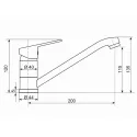 Смеситель PRACTIK PR-01-003
