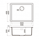 Кухонная мойка OMOIKIRI Yamakawa 55T-U/I-PL (4993433)