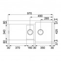 Кухонная мойка FRANKE MRG 651-97 миндаль (114.0490.331)