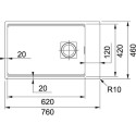 Кухонная мойка FRANKE KNG 110-62 графит