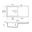 Кухонная мойка OMOIKIRI Sintesi 100-WH (4997126)