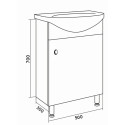 Комплект мебели GROSSMAN ЭКО-52 3 в 1 белый 105205