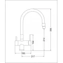 Смеситель EMAR EC-3015 Satin
