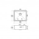 Кухонная мойка OMOIKIRI Kasen 54-16-GM (4997061)