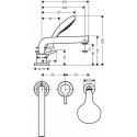 Смеситель HANSGROHE Talis S 72417000 хром