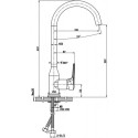 Смеситель BRAVAT Arden F7351385CP-RUS