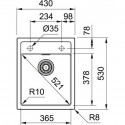 Кухонная мойка FRANKE SID 610-40 серый (114.0571.488)