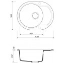 Мойка OMOIKIRI Manmaru 62-CA Artgranit/карамель 4993352