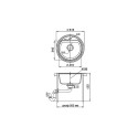 Кухонная мойка EWIGSTEIN Antik R50 топаз