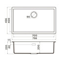 Кухонная мойка OMOIKIRI Yamakawa 75Т Integra-WH (4997279)