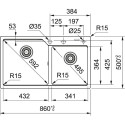 Кухонная мойка FRANKE UBG 620-86 бежевый (114.0582.290)