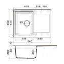 Кухонная мойка OMOIKIRI Sakaime 68-DC (4993192)