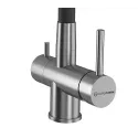 Смеситель KUCHENSTERN FLEX-FE 413SS40 нержавеющая сталь