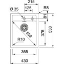 Кухонная мойка FRANKE SID 610-40 кофе (114.0489.201)