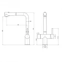 Смеситель MILACIO Ultra MCU.561.TB Total Black