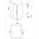 Душевое ограждение NIAGARA NG-43-11AG-A80G