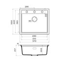 Кухонная мойка OMOIKIRI Sintesi 57-WG (4997143)