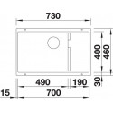 Кухонная мойка Blanco SUBLINE 700-U Level SILGRANIT отводная арматура InFino® антрацит гранит 523538