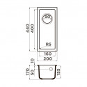 Кухонная мойка OMOIKIRI Bosen 20-U-GR (4993537)