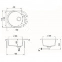 Кухонная мойка TEKA CLAVE 45 S-TQ Q ALUGRAUMETALLIC