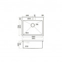 Кухонная мойка OMOIKIRI Akisame 59-GB (4997014)