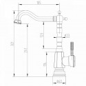 Смеситель LEMARK Jasmine LM6605B бронза