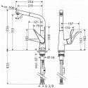 Смеситель HANSGROHE Metris 14821000