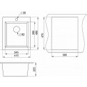 Кухонная мойка GRANULA GR-4201 алюминиум