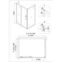 Душевое ограждение NIAGARA NG-42-12AG-A110G