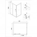 Душевое ограждение NIAGARA NG-82-9AB-A80B