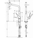 Смеситель HANSGROHE Metris Select 14884000