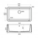 Кухонная мойка OMOIKIRI Tarento 83 GB (4993178)