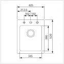 Кухонная мойка FRANKE MRG 610-42 миндаль (114.0313.265)