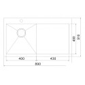 Кухонная мойка OULIN OL-FTL101R