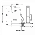 Смеситель для мойки TEKA ic 915 carbon (33915020cn)