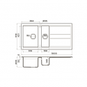 Кухонная мойка OMOIKIRI Kitagawa 100-2-WG (4993252)