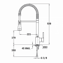 Смеситель TEKA ARK 939 chrome (art.239391210)