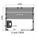 Финская сауна FRANK F804 КЕДР