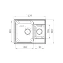Кухонная мойка GRANFEST QUARZ GF-Z 09 бежевый